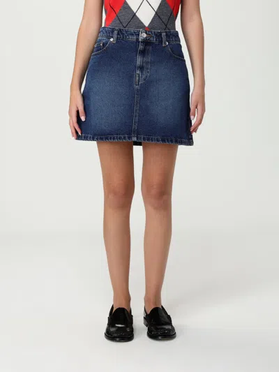 Apc Skirt A. P.c. Woman Color Blue
