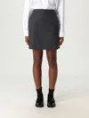 Apc Skirt Wool Houndstooth Pattern In Gray