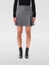 Apc A.p.c. A.p.c. Cecile Wool Mini Skirt In Gray
