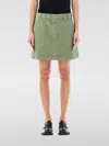 Apc A.p.c. Sarah Mini Skirt In 绿色