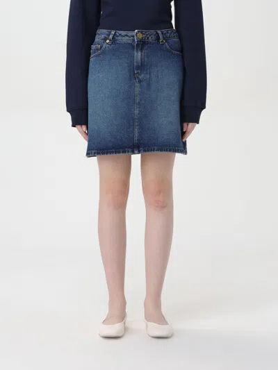 APC SKIRT A. P.C. WOMAN COLOR INDIGO,F74258109