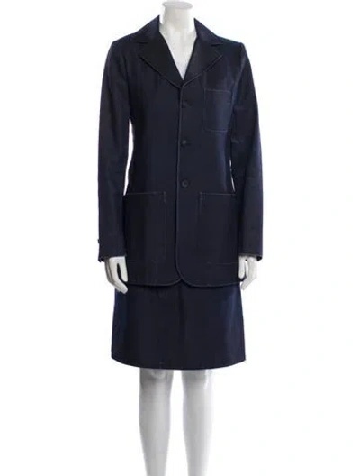 Pre-owned Apc Skirt Suit In Blue