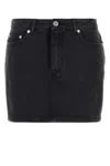 Apc Short Denim Skirt With Pockets And Loops