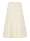 Apc Skirt A.p.c. Woman Color White In Beige