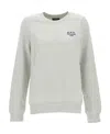 Apc Unisex Rue Madame Sweatshirt In Gray
