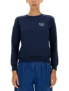 Apc A.p.c. Sweat Boxy Rue Madame Gots In Blue