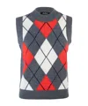 Apc A.p.c. Gilet Pia Heathered Anthracite