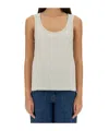 Apc A.p.c. Sleeveless Tank Top In White