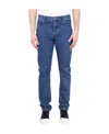 Apc Indigo Martin F Jeans In Blue