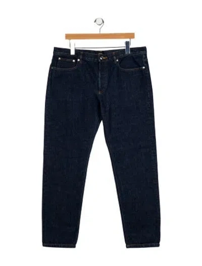 Pre-owned Apc Slim Fit Jeans In Blue