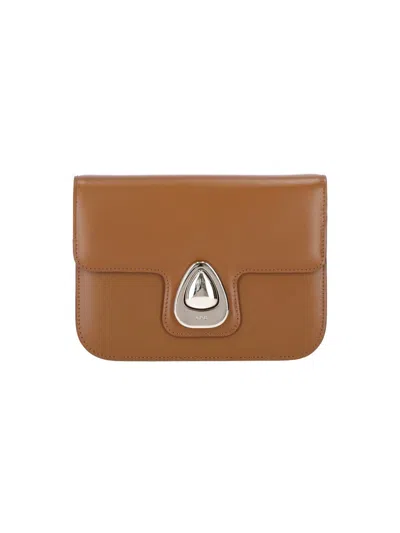APC SMALL "ASTRA" SHOULDER BAG - LIGHT BROWN