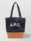 Apc Small Axel Tote Contrast Panel In Multi