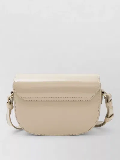 A.p.c. Small B Side Leather Shoulder Bag