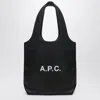 Apc Knitted Turtleneck Dress With Cut Out Detail In Black