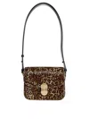 Apc Small Crossbody Bag With Flap Closure In Brown