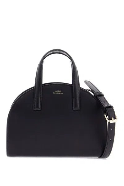 Apc A.p.c. Curved Silhouette Tote Bag In Black