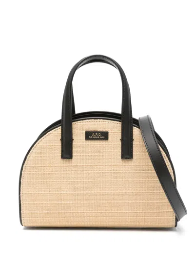 APC SMALL DEMI-LUNE TOTE BAG