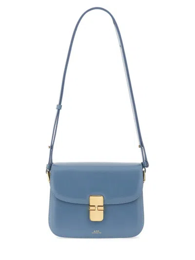 Apc A.p.c. Small "grace" Bag In Blue