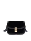 Apc A.p.c. Grace Small Bag In Smooth Leather In Black