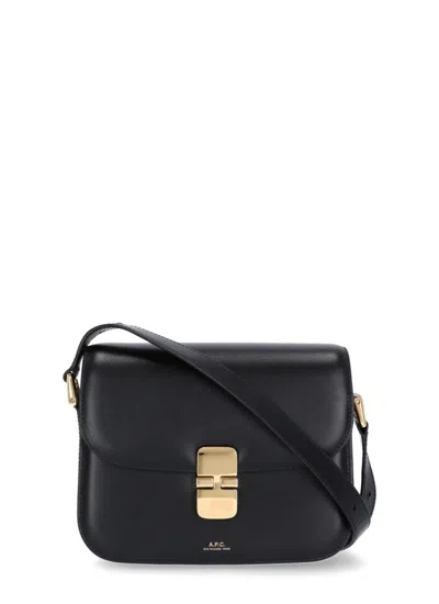 Apc A.p.c. Small Grace Shoulder Bag In Black