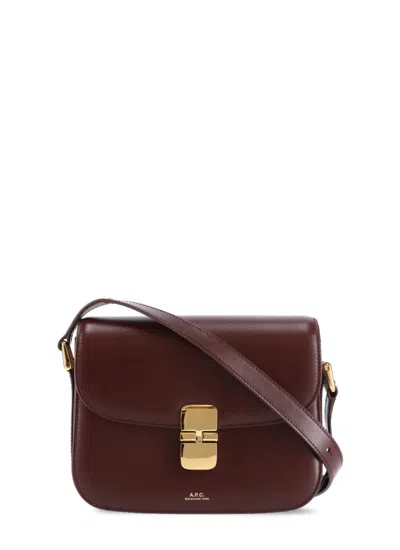 Apc A.p.c. Small Grace Shoulder Bag In Black