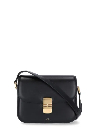 Apc Small Grace Shoulder Bag In Black
