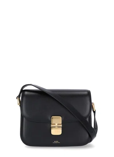Apc Small Grace Shoulder Bag In Black