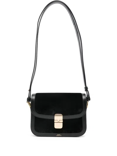 Apc Grace Shoulder Bag In Black