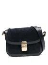 Apc Small Grace Shoulder Bag In Blue