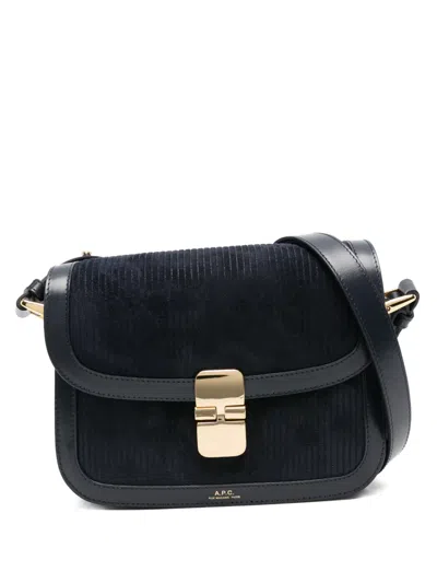 Apc Small Grace Shoulder Bag In Blue