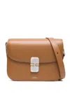 Apc Small Grace Shoulder Bag In Brown