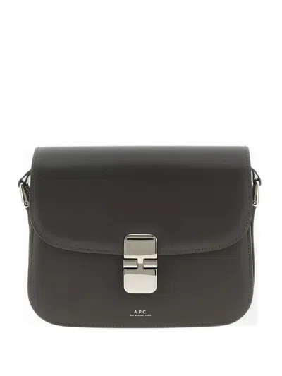 Apc Small Grace Shoulder Bag In Gray