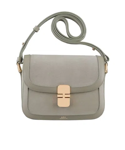 Apc Small Grace Shoulder Bag In Gray