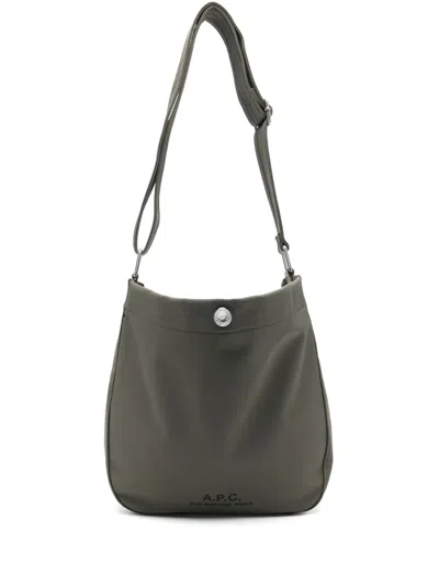 Apc Small Journal Shoulder Bag In Green