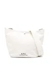 Apc Small Journal Shoulder Bag In Neutrals