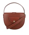 Apc Small Le Pocket Leather Tote Bag In Brown