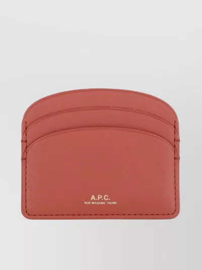 APC SMALL LEATHER CARD HOLDER