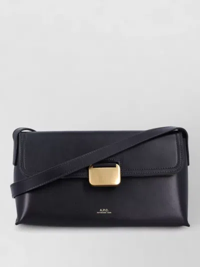 A.p.c. Small Simone Logo-print Shoulder Bag In Black