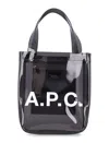 Apc A.p.c. Small Lou Glossy Pvc Tote Bag In Red