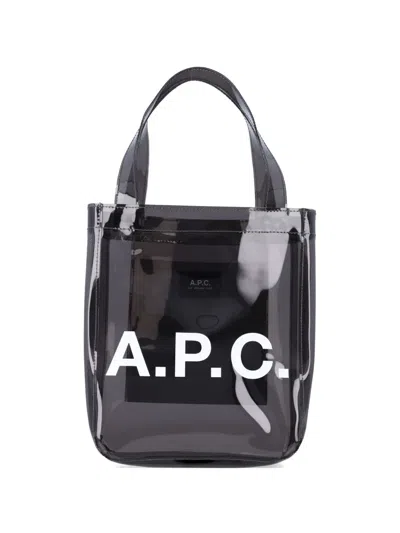 Apc Small Lou Tote Bag In Purple
