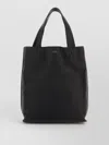 Apc Small Maiko Leather Shopping Tote Bag In Black