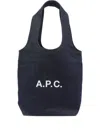 Apc A.p.c. Ninon Small Shopper Bag In Black