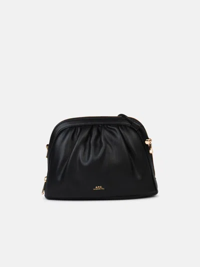 Apc Small 'ninon' Black Eco-leather Crossbody Bag