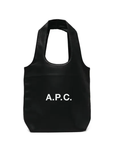 Apc Small Ninon Tote Bag In Black