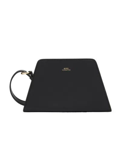 Apc Small Tetra Shoulder Bag In Black