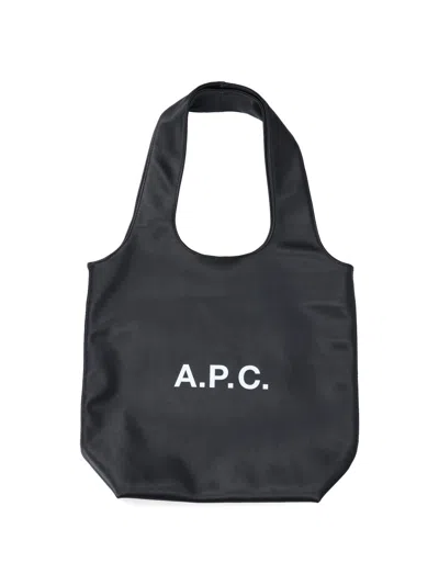 Apc Small Tote Bag Ninon In Black