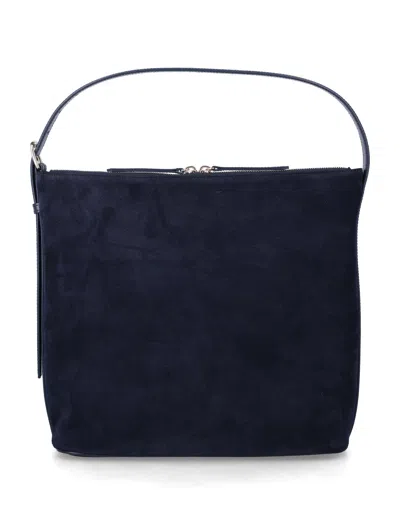 A.p.c. Smooth Leather Vera Shoulder Bag In Black