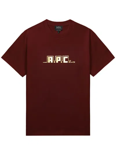 Apc Snake T-shirt In Red