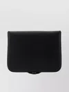 Apc Snap-fastening Leather Wallet With Clean Lines In Black