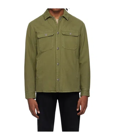 Apc Snap-open Casual Jacket In Green